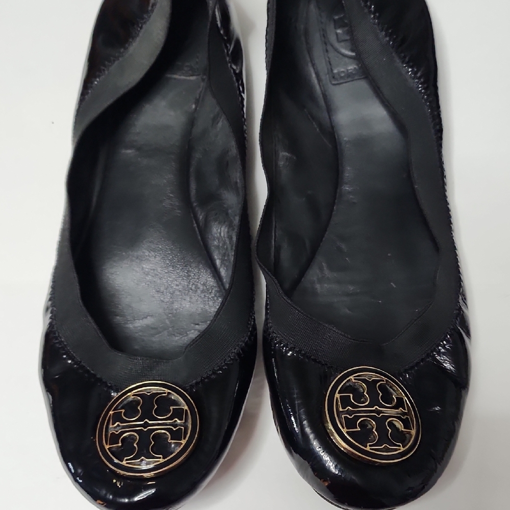 Tory Burch Black Loafers Sleek Flats
